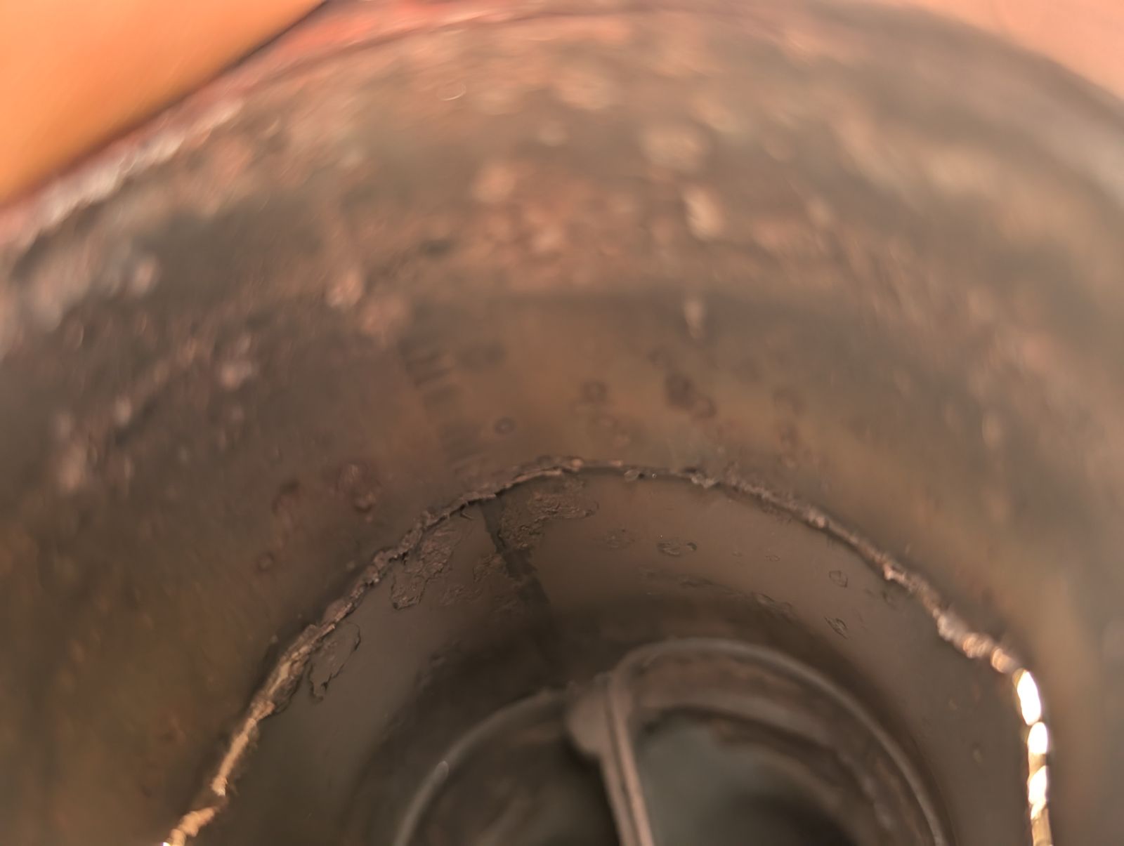 Y pipe exhaust leak 65% chance weldable.